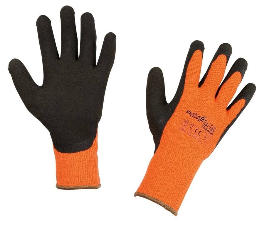 Rękawice PowerGrab Thermo, pomarańczowe, Kerbl