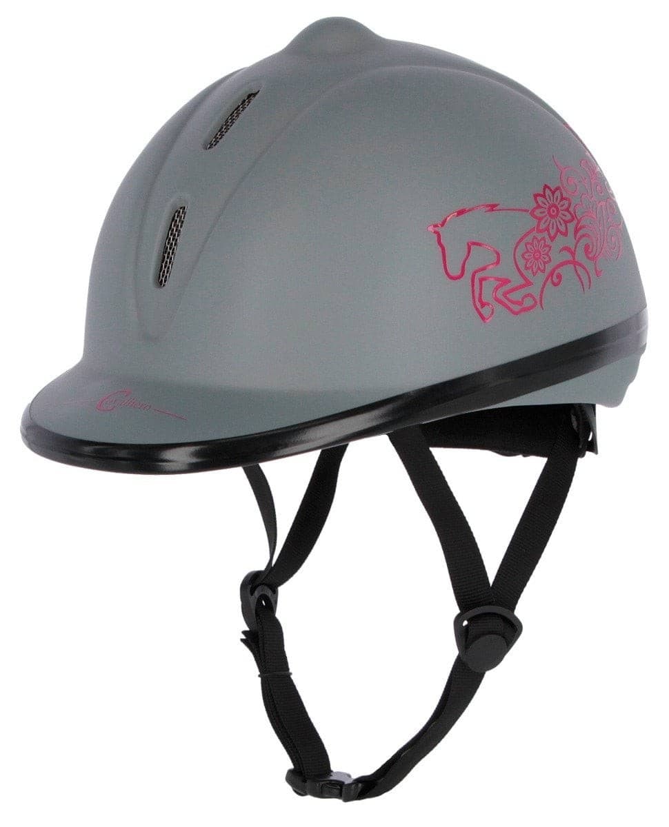 Kask jeździecki Beauty, szary, Covalliero