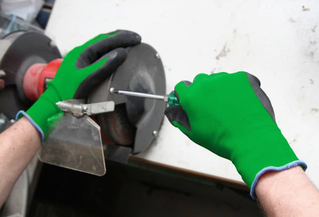 Rękawice SmoothGrip, z powłoką lateksową, zielone, Kerbl