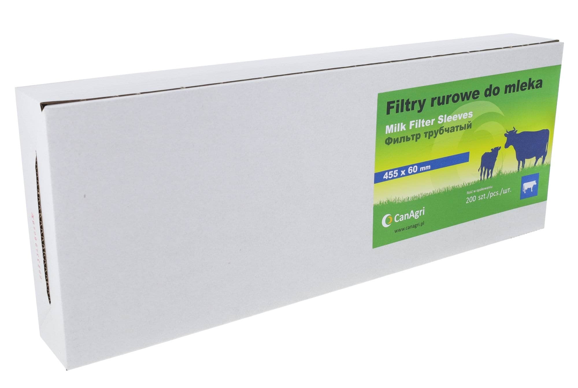 Filtr rurowy do mleka, 455 x 60 mm, 200 szt., Can Agri