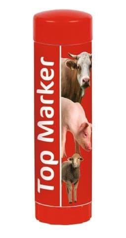 Kredka do znakowania zwierząt TopMarker, 60 g, czerwona, Kerbl