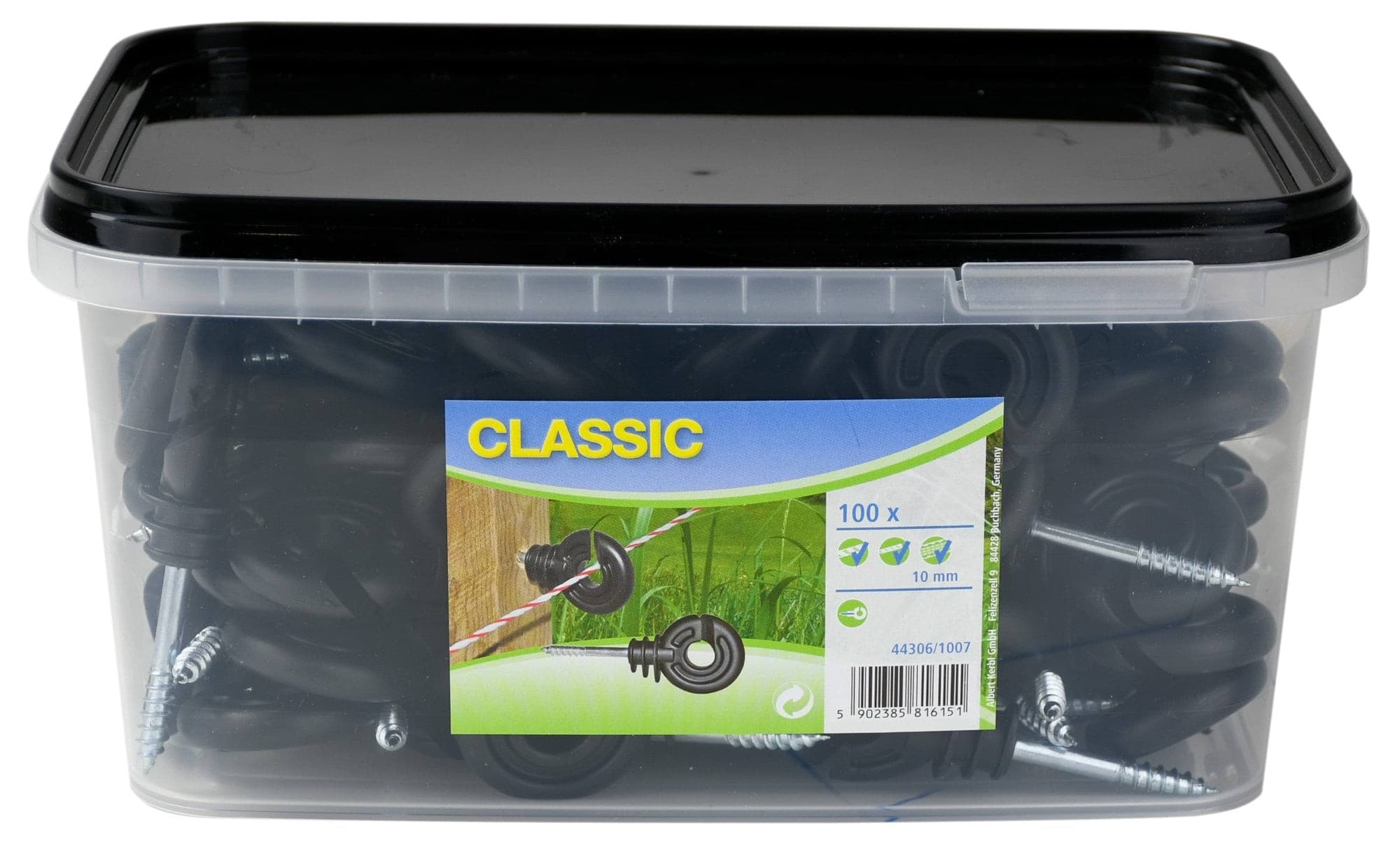 Izolator do plecionek i drutu BASIC, 100 szt., Kerbl