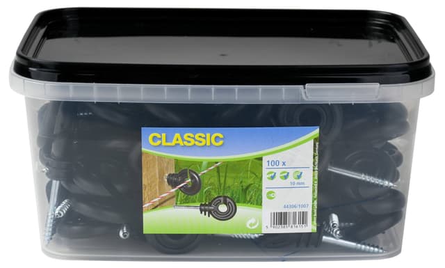 Izolator do plecionek i drutu BASIC, 100 szt., Kerbl