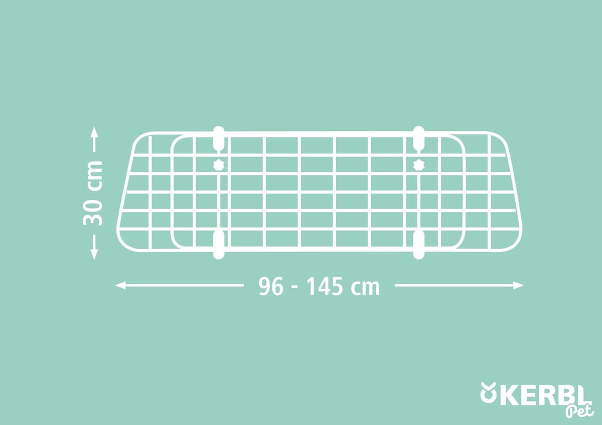 Kratka samochodowa dla psa, 30 x 96-145 cm, Kerbl