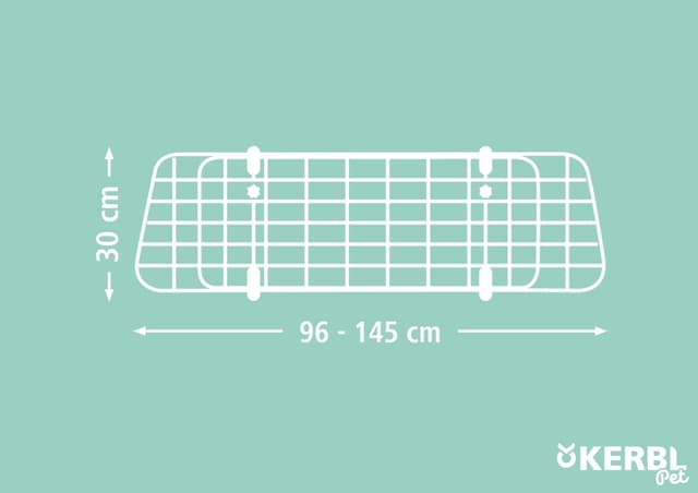 Kratka samochodowa dla psa, 30 x 96-145 cm, Kerbl