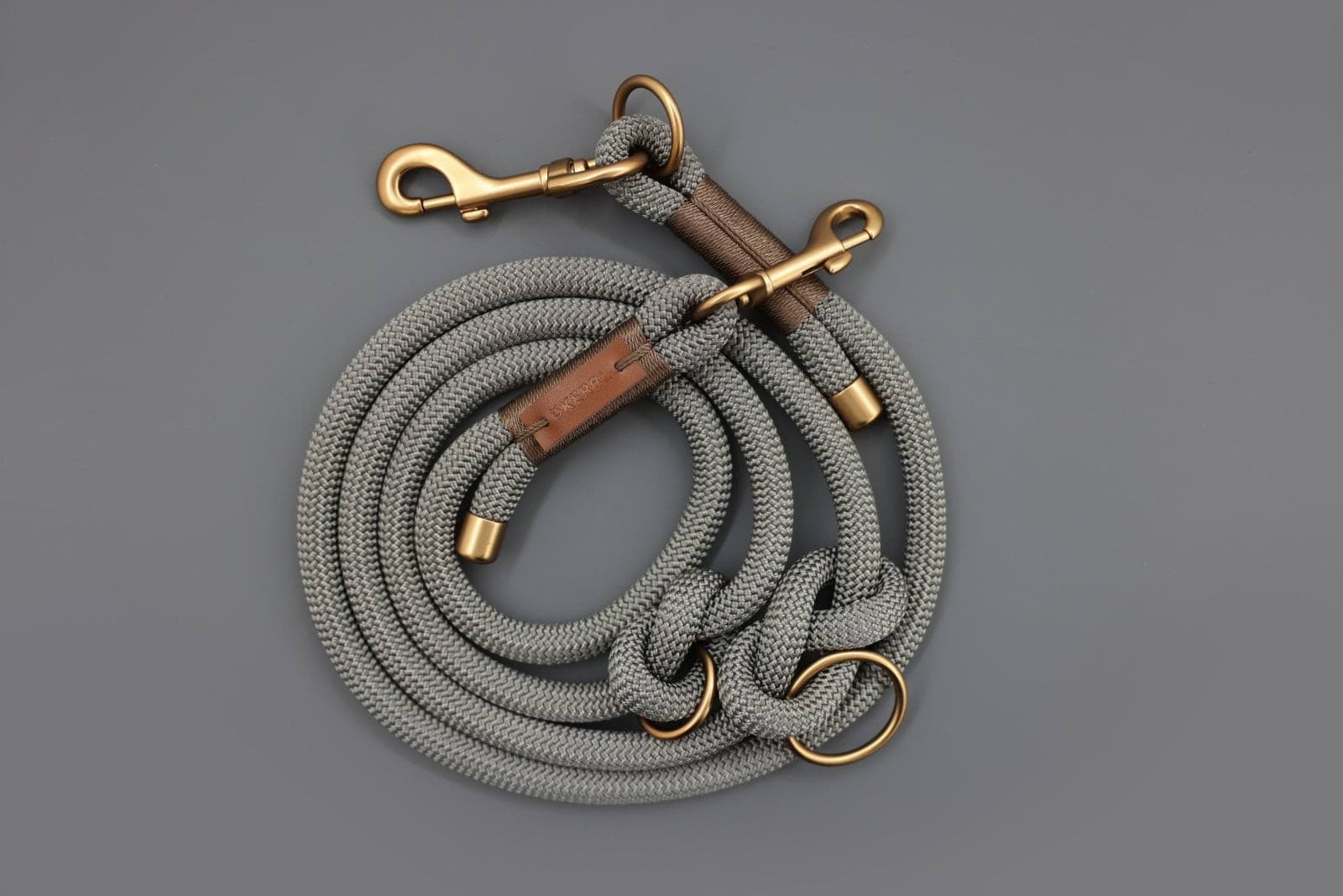 Smycz dla psa Monte Carlo, 200 cm x 12 mm, szaro-brązowa, Kerbl