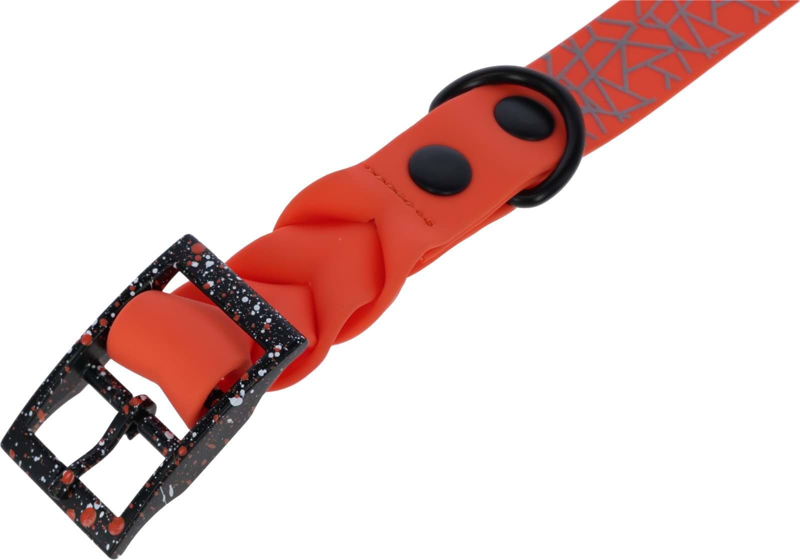 Obroża dla psa Puno, 56 - 65 cm, 25 mm, pomarańczowy, Kerbl