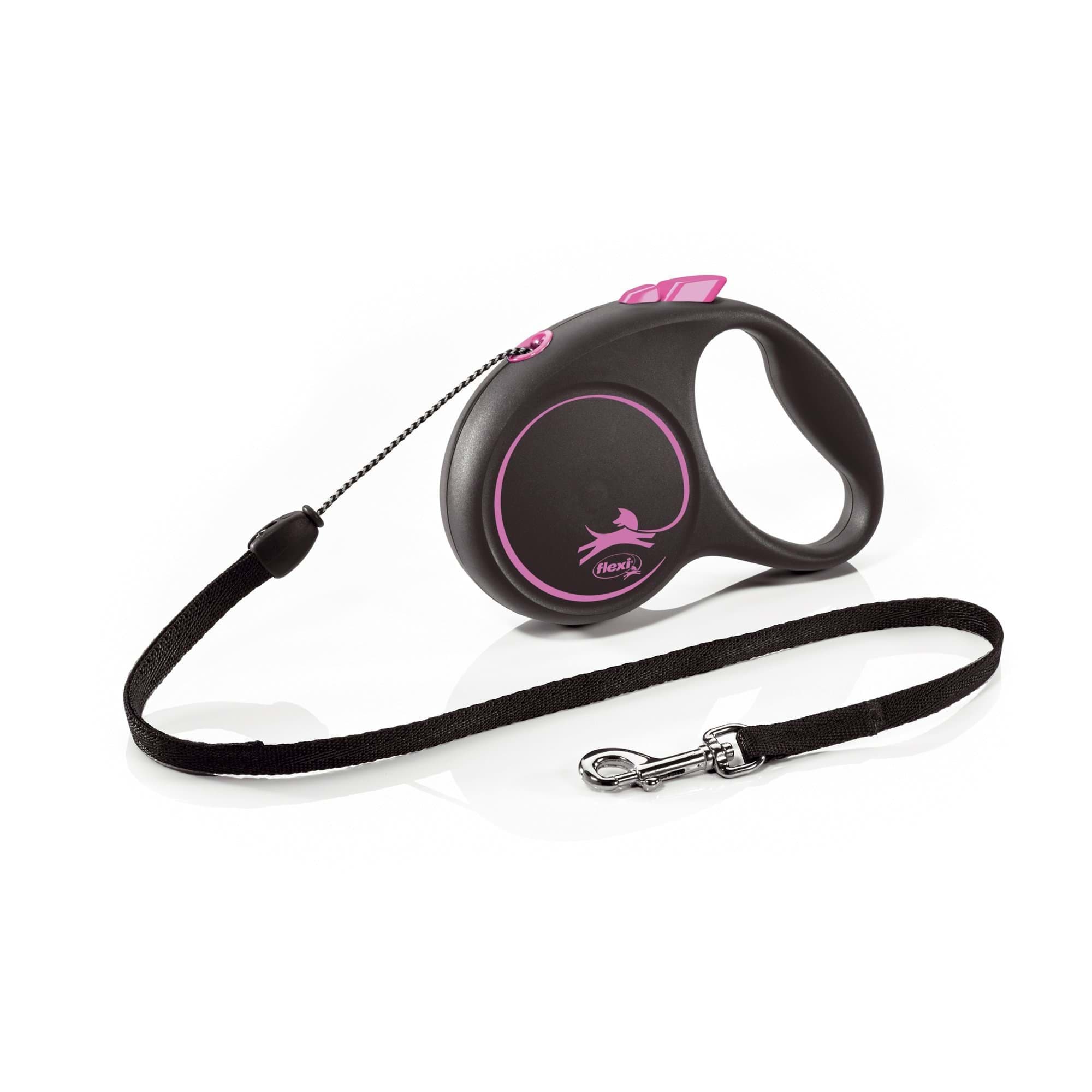 Smycz dla psa Flexi Black Design, linka