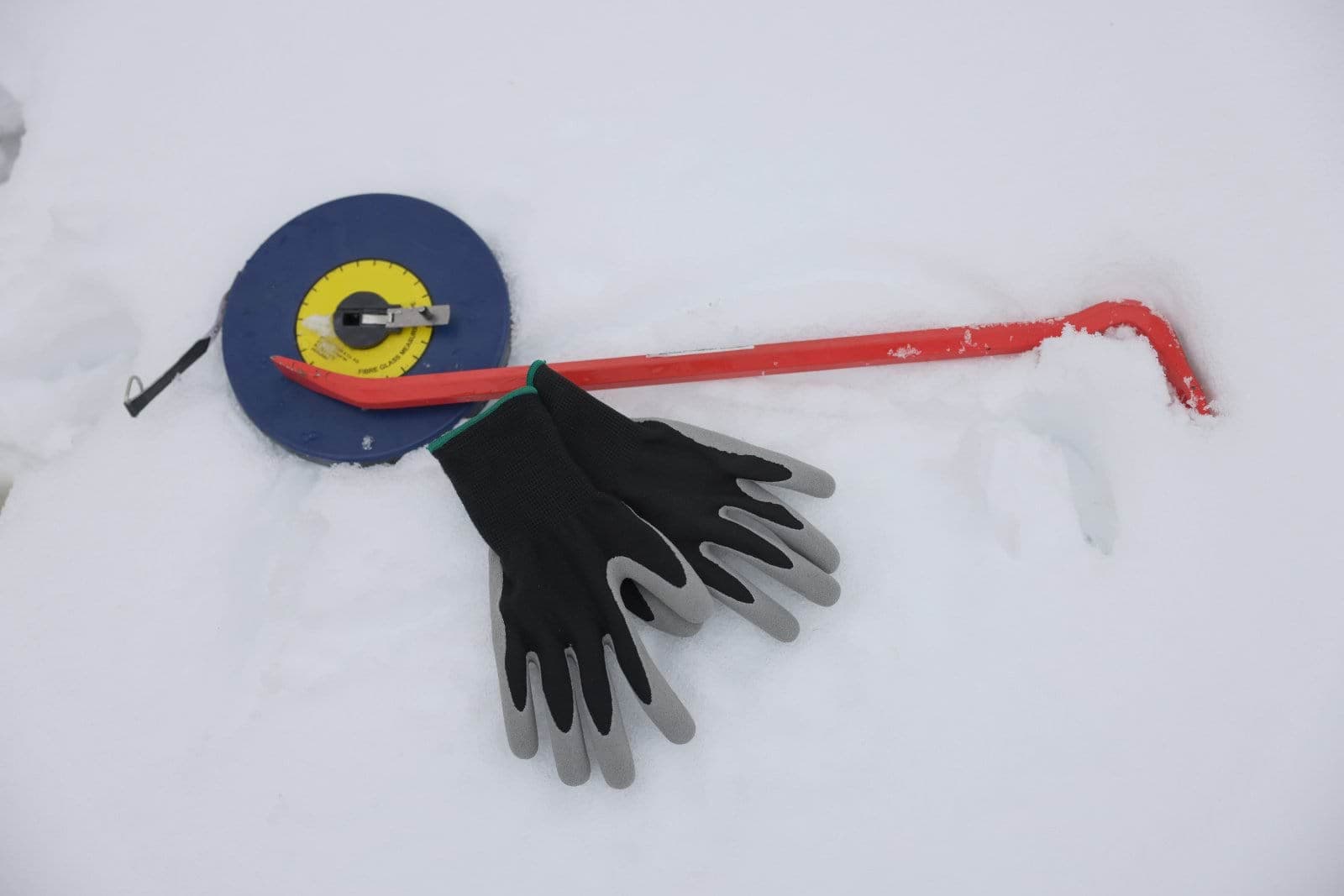 Rękawice zimowe recyklingowe Winter Lite, szaro-czarne, Kerbl