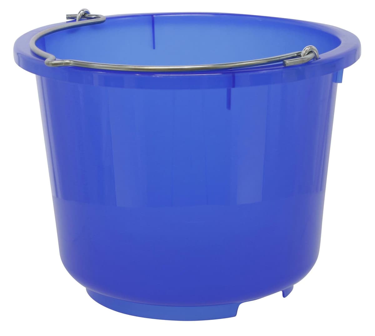 Wiadro z tworzywa sztucznego, 12 l, niebieskie, transparentne, Kerbl