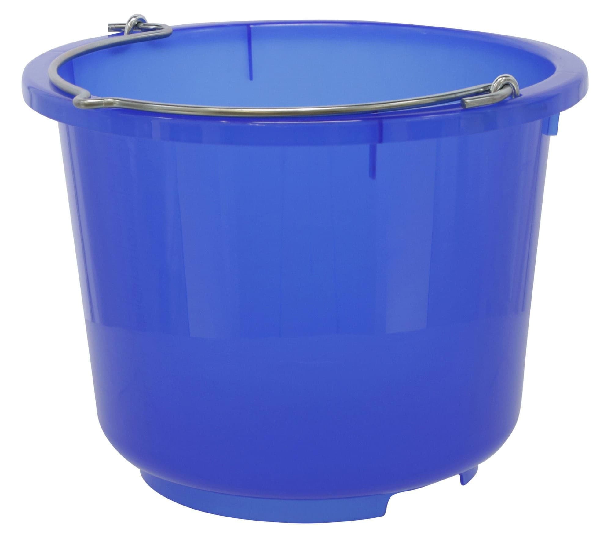Wiadro z tworzywa sztucznego, 12 l, niebieskie, transparentne, Kerbl