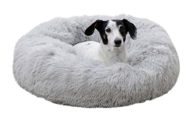 Legowisko dla psa Fluffy, jasnoszare, 18 cm Ø 60 cm, Kerbl