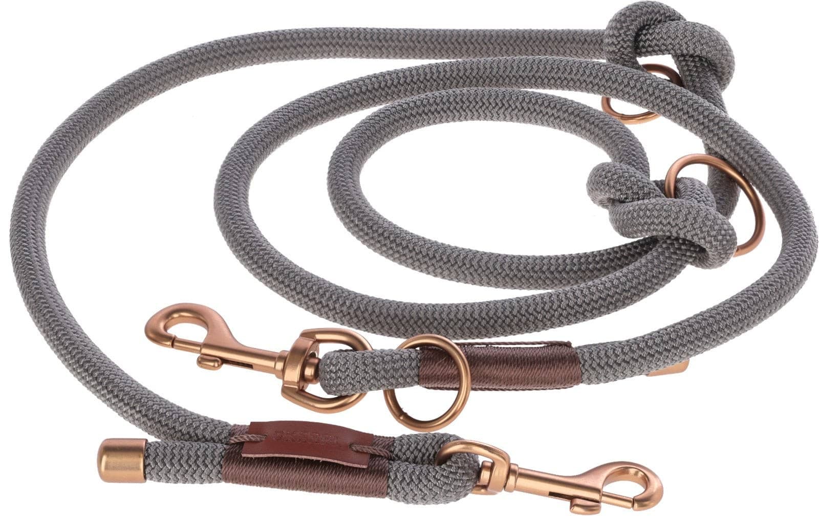 Smycz dla psa Monte Carlo, 200 cm x 12 mm, szaro-brązowa, Kerbl