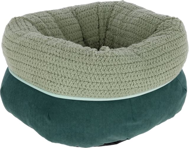 Łóżko Snuggle Anne, zielone, Ø 40 cm, wysokość 23 cm, Kerbl