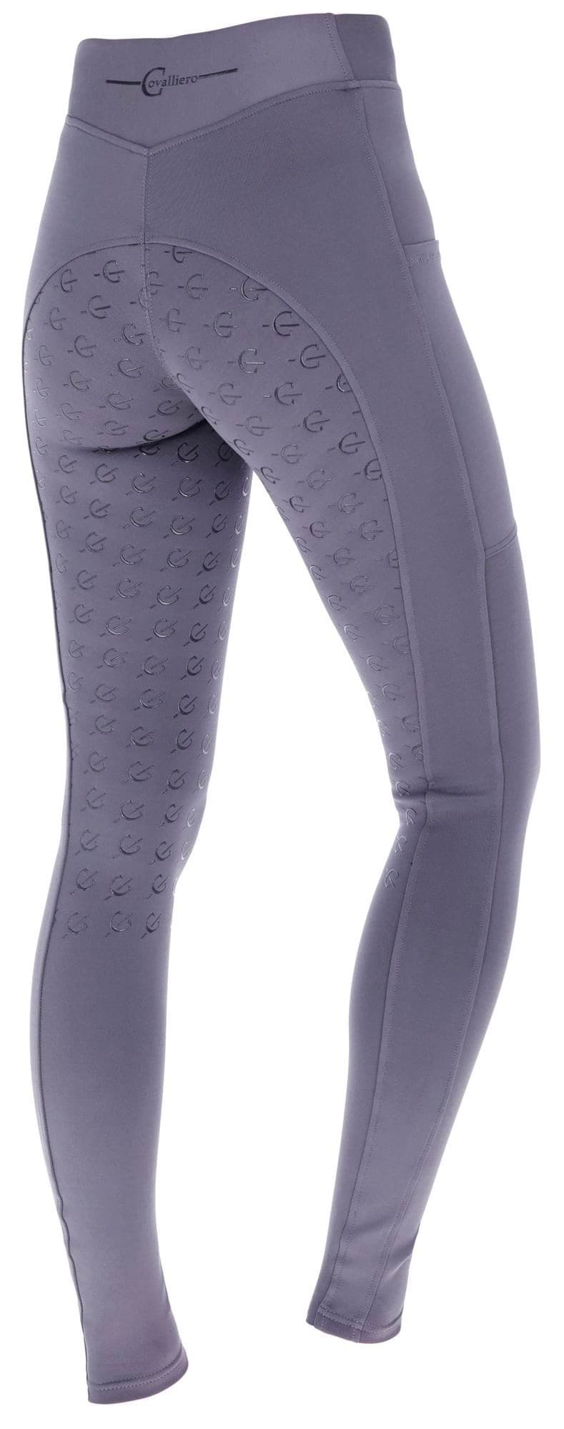 Legginsy jeździeckie ClassicStar, damskie, grafitowy, Covalliero