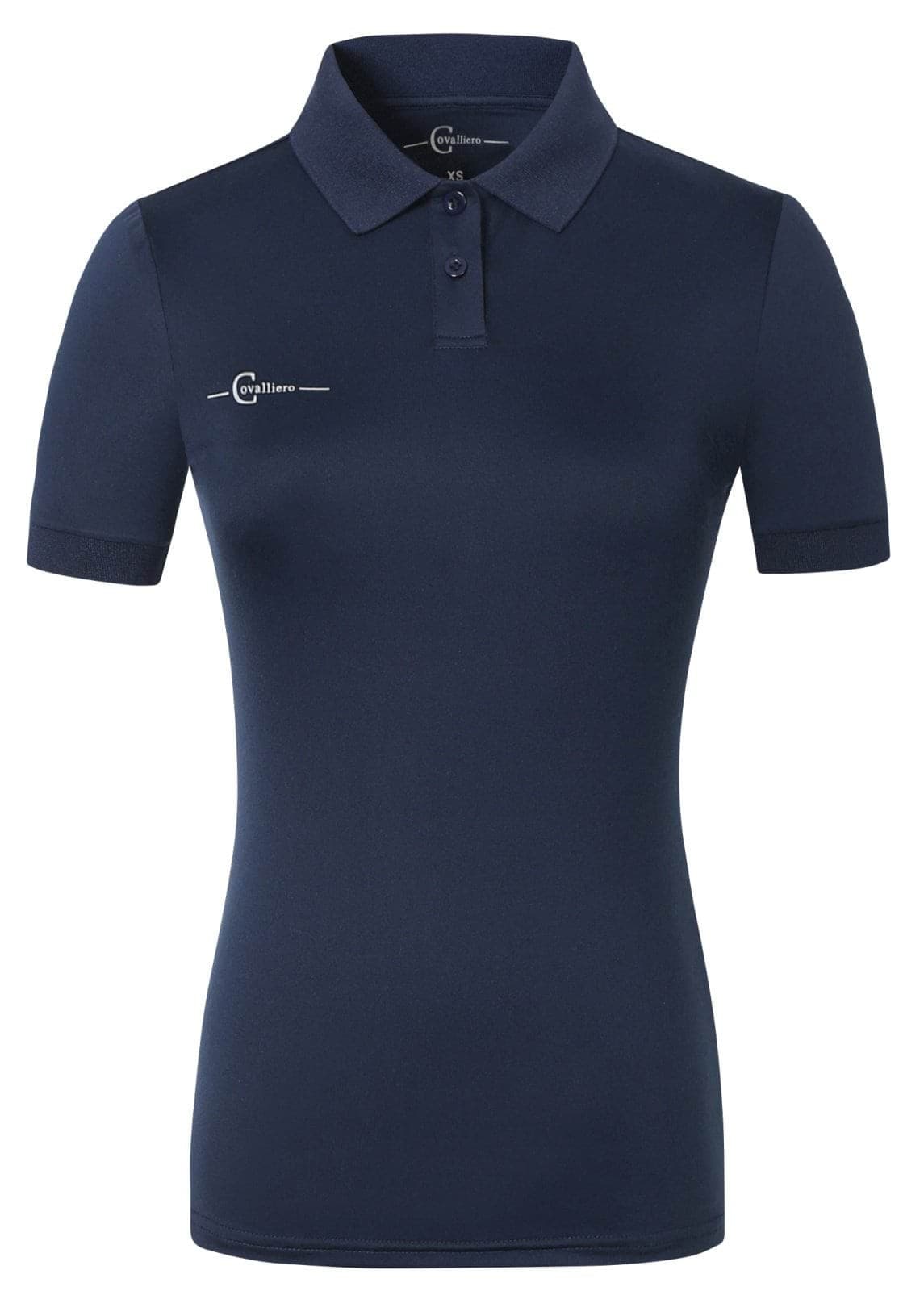 Koszulka jeździecka Polo, damska, granatowy, roz. XL, Covalliero