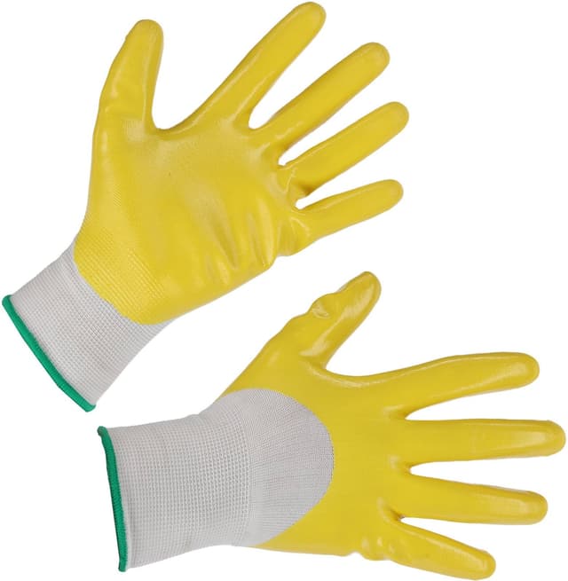 Rękawice z powłoką nitrylową Flexline, żółte, rozmiar 8, Kerbl
