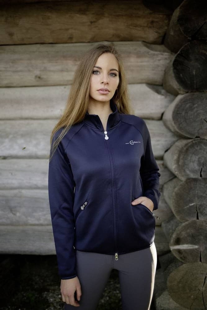 Bluza jeździecka funkcyjna, damska, granatowy, Covalliero