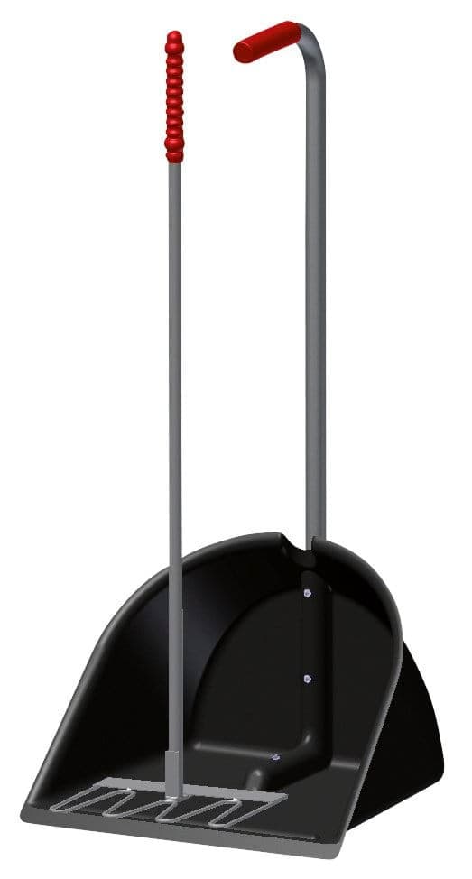 Zestaw do sprzątania w stajni Mistboy, czarny, 90 cm, Kerbl