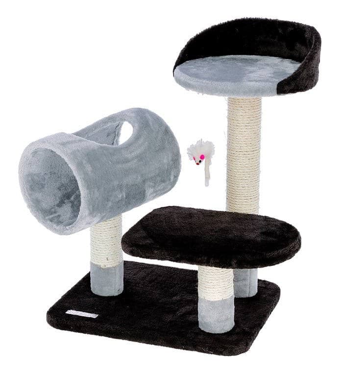 Drapak dla kota Moon, szaro-czarny, 45 x 35 x 62 cm, Kerbl