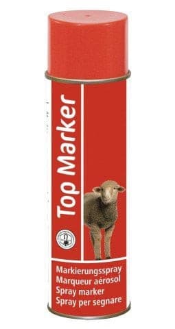 Spray znakujący dla owiec, czerwony, 500 ml