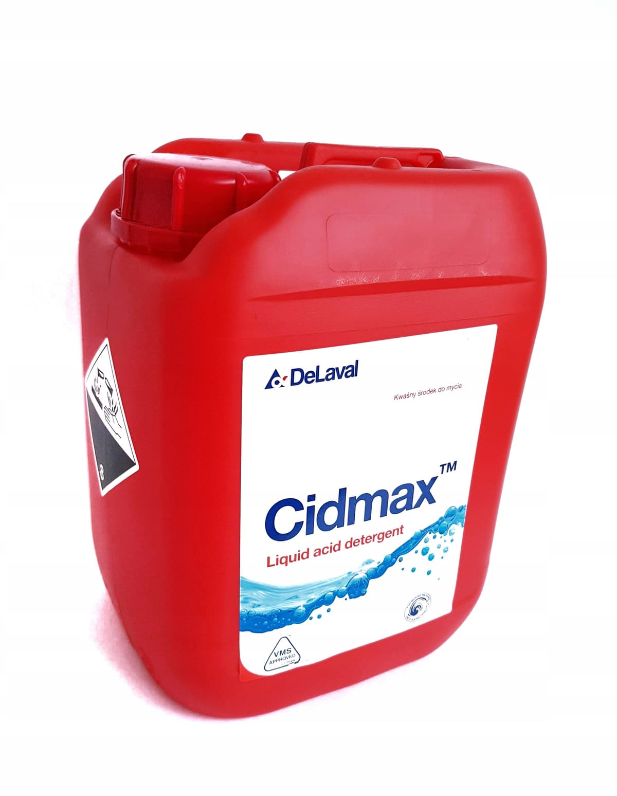 Cidmax, Kwaśny środek myjący do dojarek, 5l DeLaval