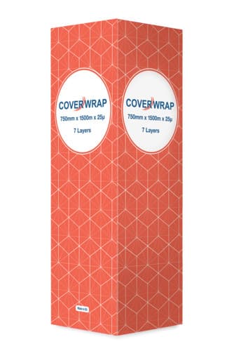 Folia do bel 750 Coverwrap biała 1500m/25 mikronów