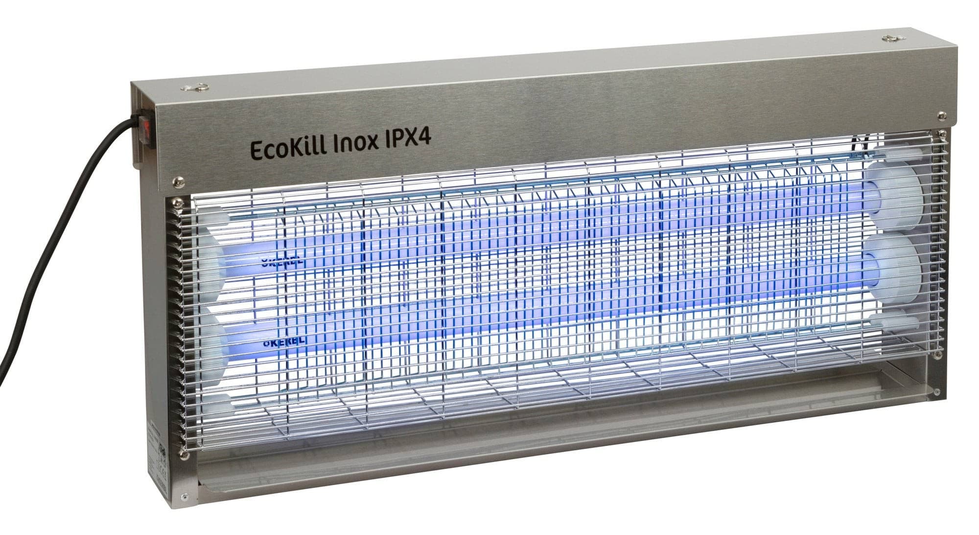 Lampa owadobójcza EcoKill Inox, IPX4, 2 x 18 W, Kerbl