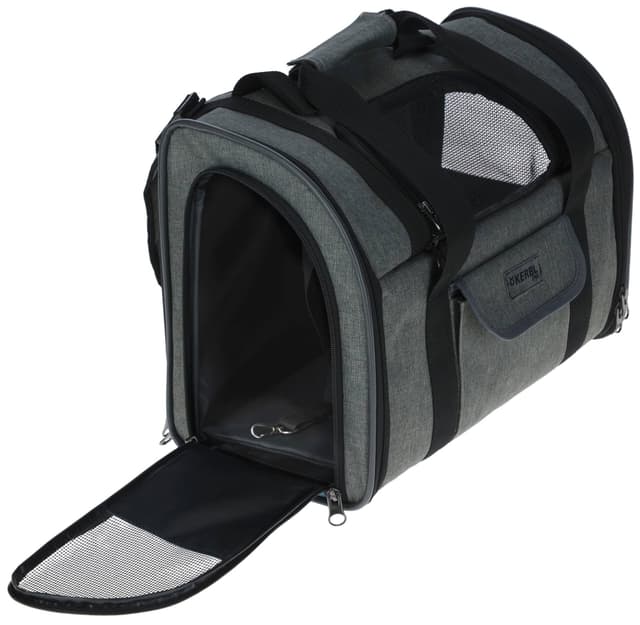 Plecak dla psa Vacation, 43 x 24 x 30 cm, szaro/niebieski, Kerbl