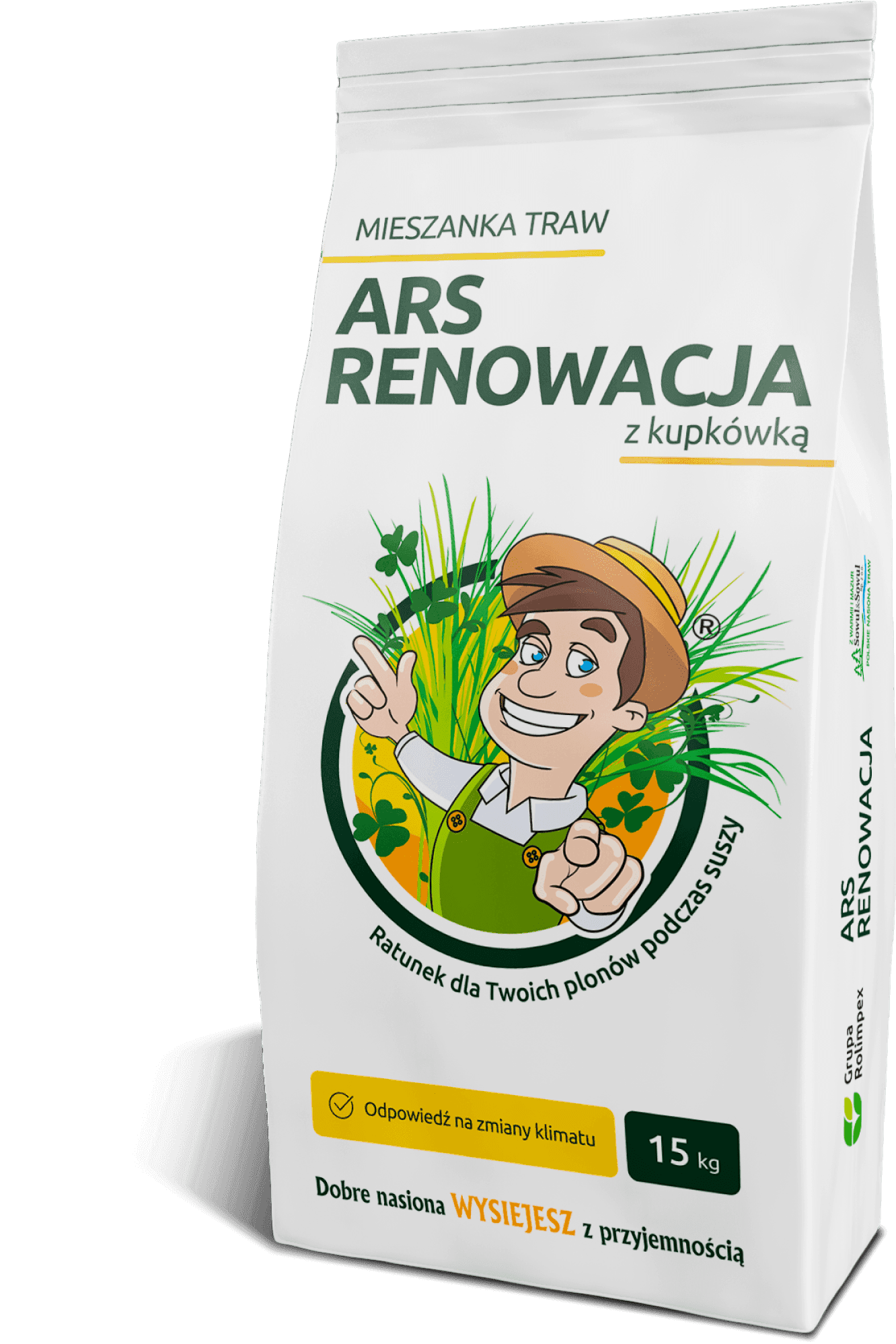 Mieszanka traw ARS Renowacja z kupkówką, 15 kg