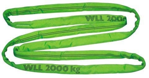 Zawiesie pasowe bezkońcowe , 6 m, udźwig 2000 kg, zielony, Kerbl