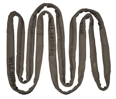 Zawiesie pasowe bezkońcowe , 3 m, udźwig 4000 kg, żółty, Kerbl