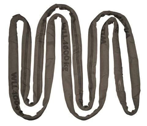 Zawiesie pasowe bezkońcowe , 4 m, udźwig 4000 kg, żółty, Kerbl