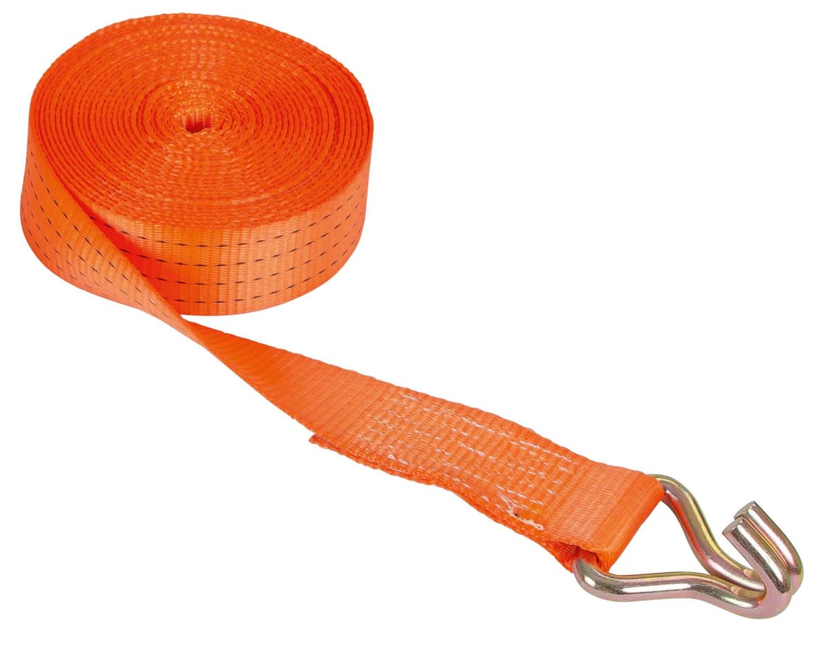 Pas transportowy  7,6m x 50mm, 4000 kg, 30 kN, pomarańczowy, Kerbl