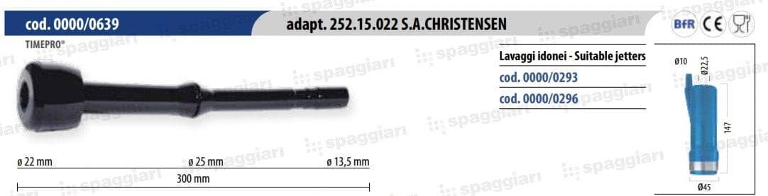 Guma strzykowa, typ SAC 252.15.022, 13,5 mm, 4 szt., Spaggiari