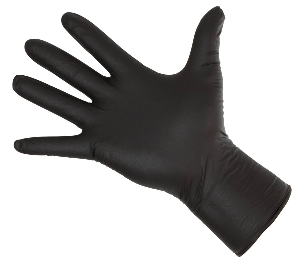 Rękawice Nitrile Long Black, rozmiar M, czarne, 50 szt., Kerbl