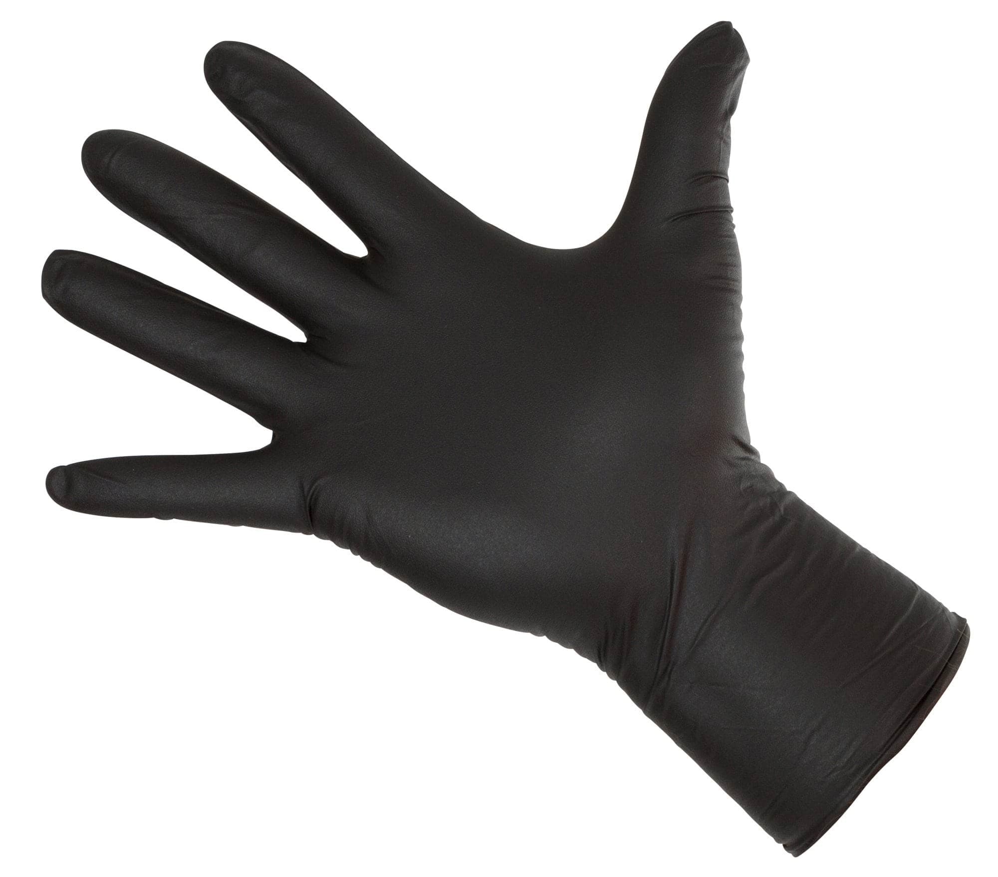 Rękawice Nitrile Long Black, rozmiar L, czarne, 50 szt., Kerbl