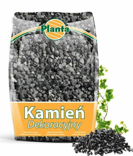 Kamień grys czarny 12-16mm 20kg - dekoracyjny materiał ogrodowy