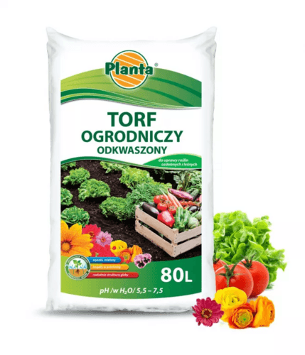 Planta ziemia torf odkwaszony 80l pH 5.5-6.5 do roślin
