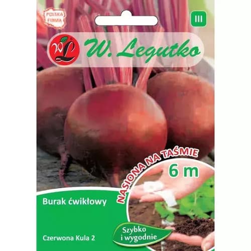 N-Taśma burak ćwikłowy Czerwona Kula 6m Legutko
