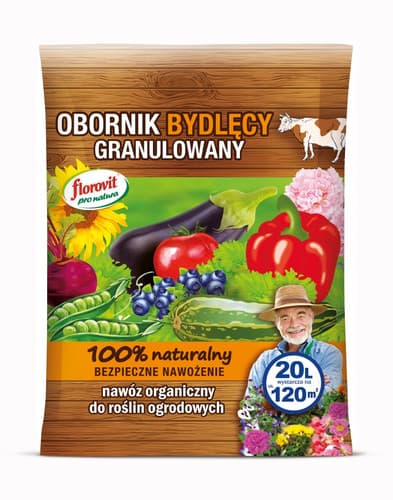 Florovit obornik bydlęcy 20l granulowany