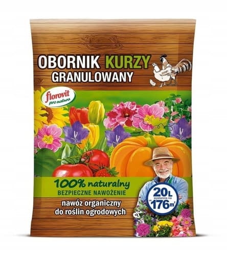Florovit obornik kurzy 20l granulowany