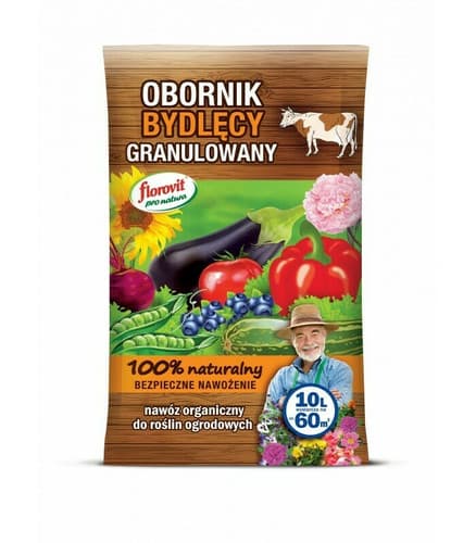 Florovit obornik bydlęcy 10l granulowany