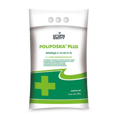 Polifoska Plus NPK 5:10:20 nawóz ogrodowy granulowany 2kg