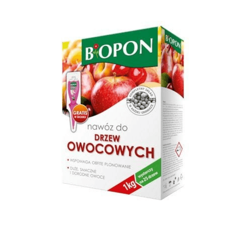 Biopon nawóz do drzew owocowych 1kg bogaty w mikroelementy