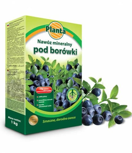 Planta nawóz borówka 3kg - specjalistyczny preparat do borówek