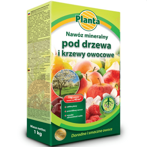 Planta nawóz do drzew owocowych 1 kg – wspomagający rozwój roślin
