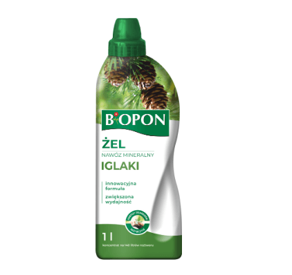 Biopon żel nawóz mineralny do iglaków 1l