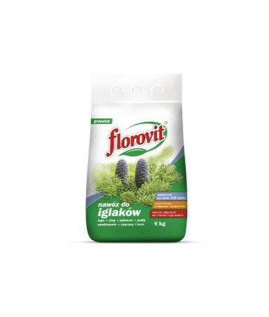 Florovit nawóz iglak 5 kg - mineralny nawóz do tui i sosen