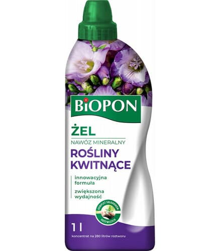 Biopon nawóz w żelu do roślin kwitnących 1L